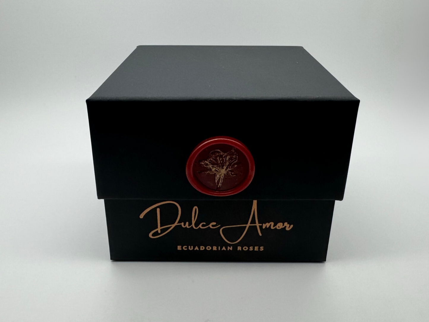Rosa Eterna Roja de 10cm - Colección Redonda
